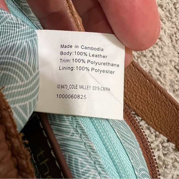 The SAK Cole Valley Brown Leather Shoulder Hobo Bag - Picture 10 of 10